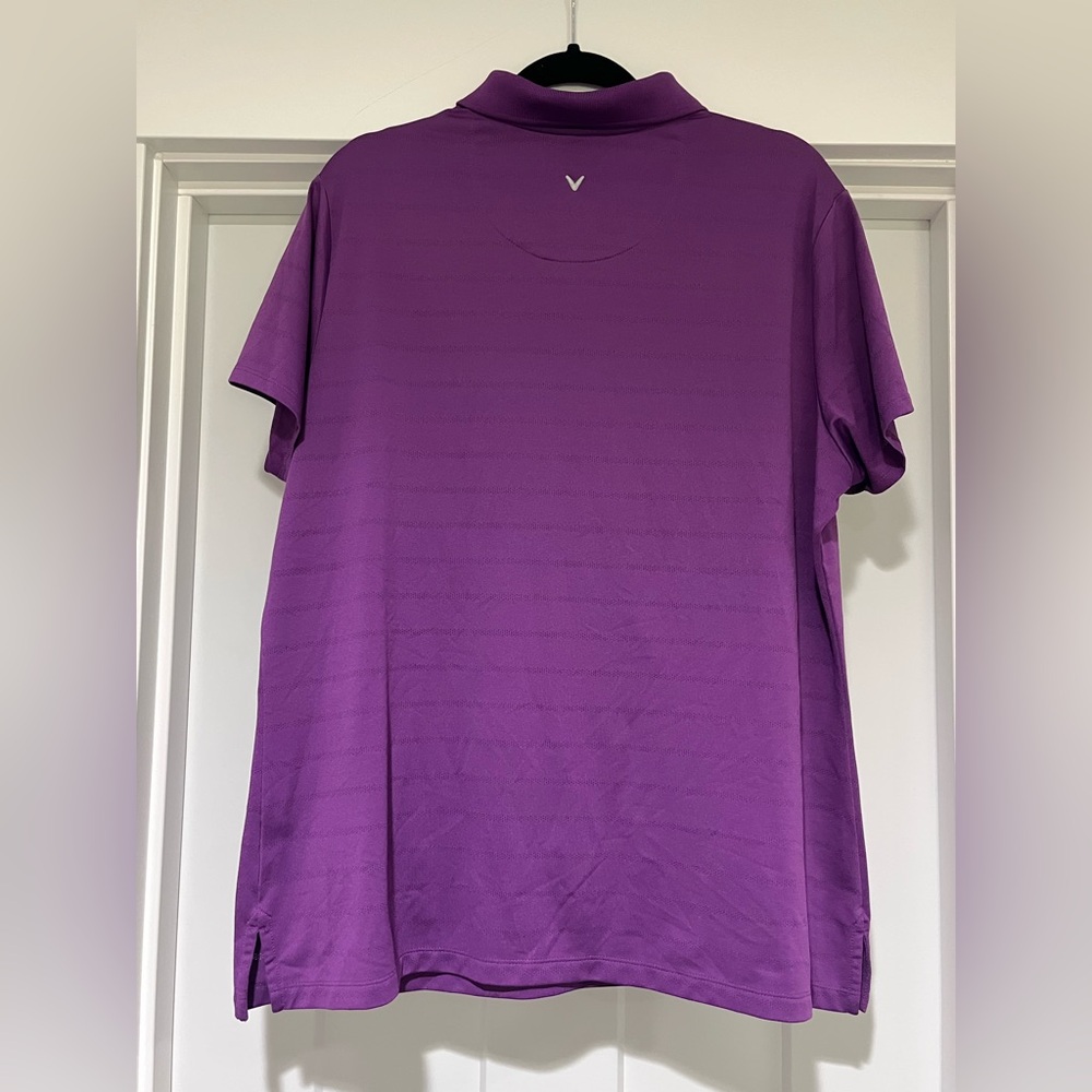 Callaway Purple Women's Golf Polo. Size XXL. - Picture 2 of 4
